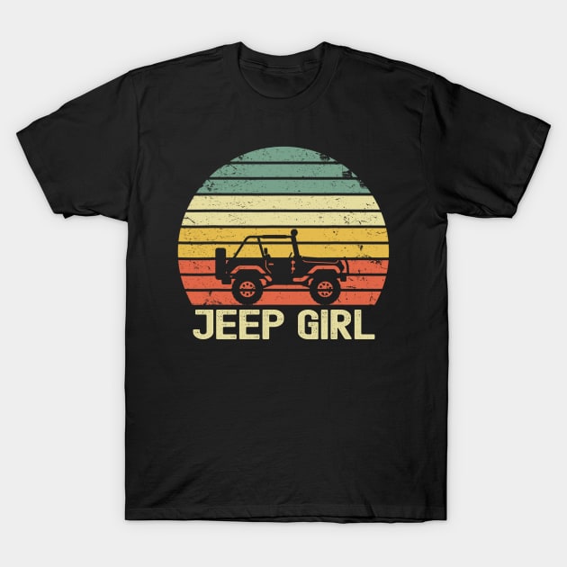 Jeep Girl Vintage Jeep T-Shirt by Oska Like